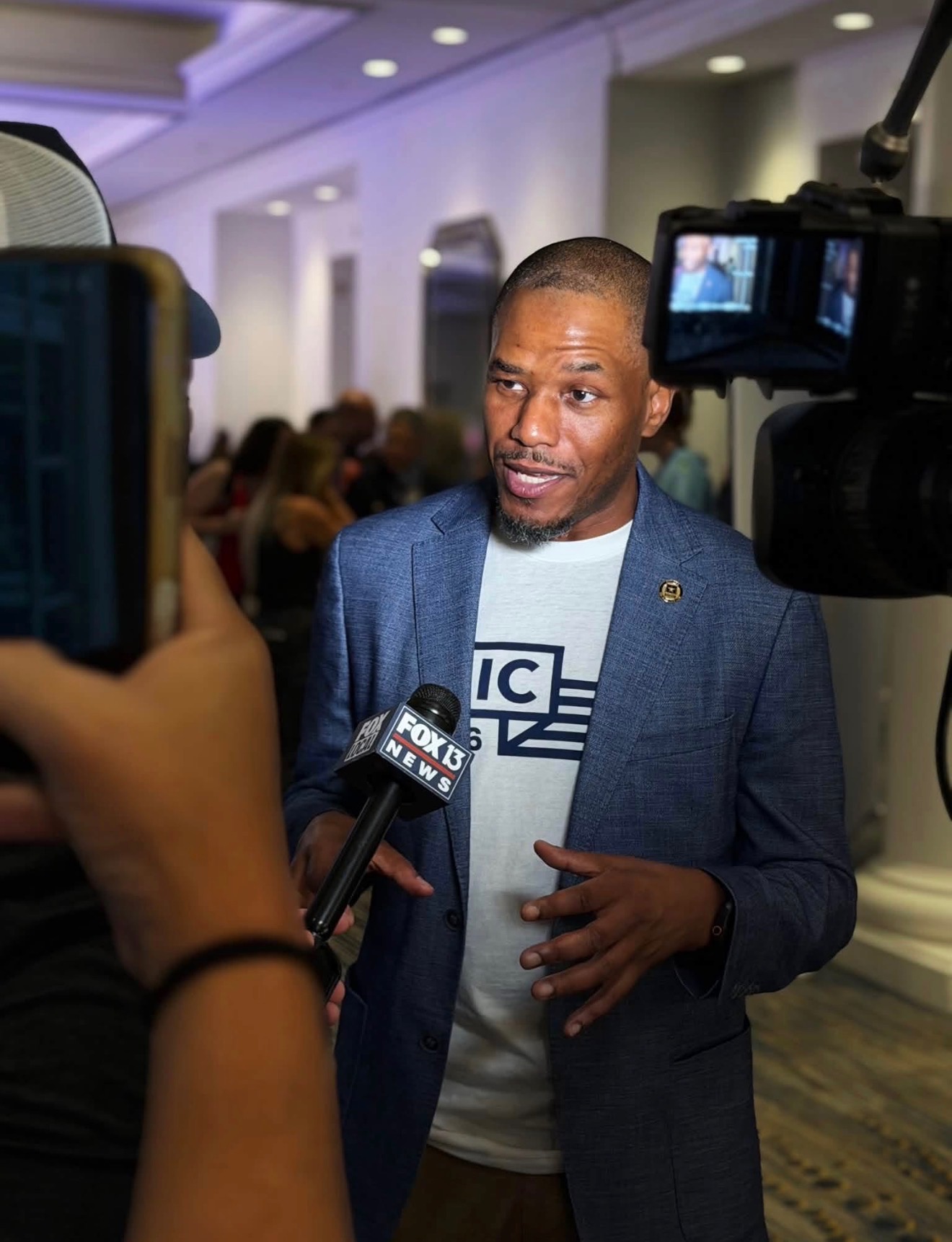 Curtez Riggs interviewed by FOX 13 News